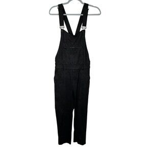 Capulet Overalls With Zipper Closure Pockets & Adjustable Straps Black Size XS